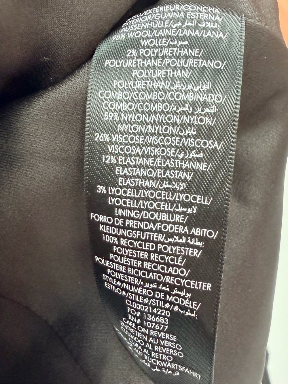 Alice + Olivia Black Sculpt Asymmetrical Blazer Jacket 6 - Picture 4 of 5